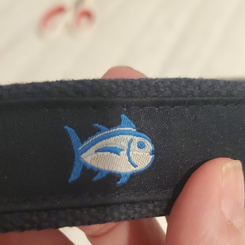 Men's Navy and Brown Belt - Picture 4 of 6